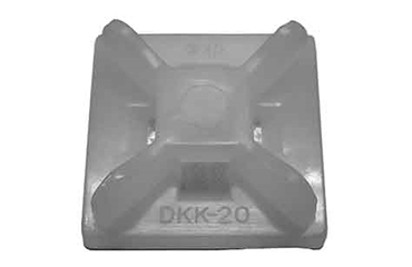 粘着式固定具(66ナイロン) DKK乳白 (デンカエレクトロン品)